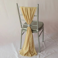 50pcs Chiffon Chair Sash Chiavari Chair Decoration Sashes For Wedding Birthday Party