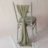 50pcs Chiffon Chair Sash Chiavari Chair Decoration Sashes For Wedding Birthday Party