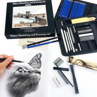 50pcs Esboço Lápis Set Desenho Profissional Lápis Kit para Estudantes Artista Pintura Ferramenta Art Supplies Painter Gift