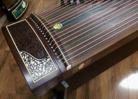 Dunhuang Indian Rosewood Zitan Guzheng with Master Xu Signature and Silverthread Inlay 698JM