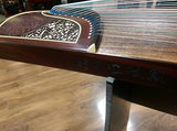 Dunhuang Indian Rosewood Zitan Guzheng with Master Xu Signature and Silverthread Inlay 698JM