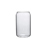 550ml/400ml Glass Cup With Lid and Straw Transparent Bubble Tea Cup Juice Glass Beer Can Milk Mocha Cups Breakfast Mug Drinkware