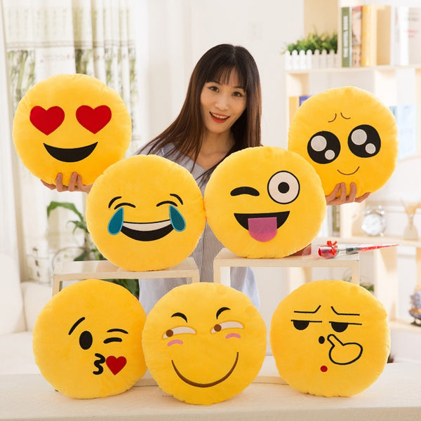 Smiling Emoji Pillow