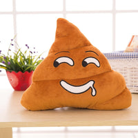 AOOK 5 Types Mini Emoji Pillow Cushion Poop Shape Pillow Doll Toy Throw Pillow Amusing emotion Poo Cushion almofadas H1