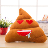 AOOK 5 Types Mini Emoji Pillow Cushion Poop Shape Pillow Doll Toy Throw Pillow Amusing emotion Poo Cushion almofadas H1