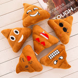 AOOK 5 Types Mini Emoji Pillow Cushion Poop Shape Pillow Doll Toy Throw Pillow Amusing emotion Poo Cushion almofadas H1