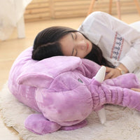 AOOK Cartoon Pollow Elephant cushionToy Kids Sleeping Back Cushion stuffed Pillow Elephant Doll Baby Doll Birthday Gift for Kids