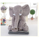 AOOK Cartoon Pollow Elephant cushionToy Kids Sleeping Back Cushion stuffed Pillow Elephant Doll Baby Doll Birthday Gift for Kids