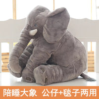 AOOK Cartoon Pollow Elephant cushionToy Kids Sleeping Back Cushion stuffed Pillow Elephant Doll Baby Doll Birthday Gift for Kids