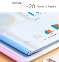 5PCS A3 File Cover Art Design Drawings Paper Organizer Office A3 Spine Bar Report Cover