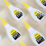 5pcs 15g Deli Super Liquid Glue 502 Instant Dry Adhesive Strong Bond Fast Repair Leather Rubber Metal Wood Glass