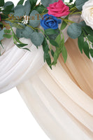 6 Meters Wedding Arch Drape 29" Wide 6.5 Yards Chiffon Fabric Draping Curtain Drapery Ceremony Reception Swag