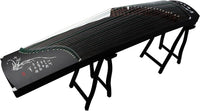 Professional Rosewood (ZITAN) Guzheng (163cm) - Handcrafted with Intricate Thousand-Character Carvings, Suitable for All Skill Levels, Includes Professional Tuner, Backpack, and More