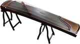 Professional Rosewood (ZITAN) Guzheng (163cm) - Handcrafted with Intricate Thousand-Character Carvings, Suitable for All Skill Levels, Includes Professional Tuner, Backpack, and More