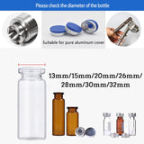 13-32mm Flip off Vial Crimper,Stainless Steel Perfume Vial Sealing Machine,Fast Capping, Saving Time and Effort,Professional Vial Manual Crimper,20mm