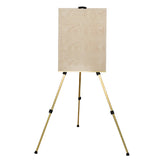 AOOKMIYA 63 inch Adjustable Aluminum Alloy Easel with Carrying Bag for Painting Drawing