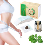 3 Boxes Mugwort Belly Patch,90Pcs Natural Wormwood Essence Pills and 90Pcs Belly Sticker, Moxa Hot Moxibustion Navel Wormwood Sticker (90)