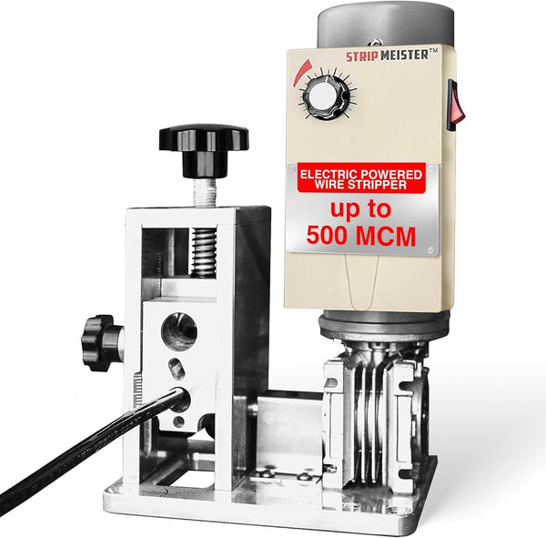 StripMeister E350x Wire Stripper Machine - Wire Stripping Machine For Copper Wires, Electric Wire Stripping For Scrap Metal & Cables, Cable Stripper, Automatic Wire Stripper up to 500mcm