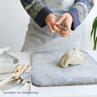 TORISING Air Dry Clay 10 LBs, Pottery Modeling Clay for All Purpose Hand Modeling and Throwing, Non-Toxic (White)