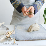 TORISING Air Dry Clay 10 LBs, Pottery Modeling Clay for All Purpose Hand Modeling and Throwing, Non-Toxic (White)