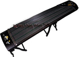 Professional Rosewood(ZITAN) Guzheng (163cm) - Handcrafted with Deep-Sea Shell Inlay, Suitable for All Skill Levels, Includes Professional Tuner, Tuning Wrench, Backpack, and More