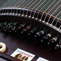 Professional Rosewood (ZITAN) Guzheng (163cm) - Handcrafted with Intricate Thousand-Character Carvings, Suitable for All Skill Levels, Includes Professional Tuner, Backpack, and More