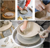 TORISING Air Dry Clay 10 LBs, Pottery Modeling Clay for All Purpose Hand Modeling and Throwing, Non-Toxic (White)