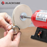 BLACKCUBE Bench Buffer Polisher Motor with 8 Inch Dual Buffering Wheels, Benchtop Polishing Machine for Jewelry, Metal, Wood, Plastic and Knife Sharpening