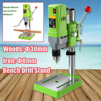 BACHIN MINIQ Bench Drill Stand 710W Mini Electric Bench Drilling Machine Drill Chuck 1-13mm