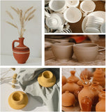 TORISING Air Dry Clay 10 LBs, Pottery Modeling Clay for All Purpose Hand Modeling and Throwing, Non-Toxic (White)