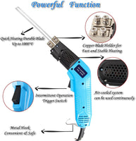 DOMINOX Hot Knife Foam Cutter, Foam Cutting Tool with Air Cooled Kit, Heavy-duty Case Styrofoam Cutter for Cutting Foam Board Insulation, EPP, EPS, XPS, EVA, EPE, PU, KT Board, Sponge, Nylon