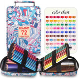 72 Coloridas Oleosa Lápis Set lapices Art Supplies Desenho Profissional Paiting Pen para Artistas Iniciantes Estudante Papelaria