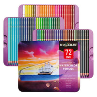 72 Cor Lápis Kalour Cor Pen Set Solúvel em água Cor chumbo Profissional Art Brush Mapeamento Lápis de cor pintados à mão