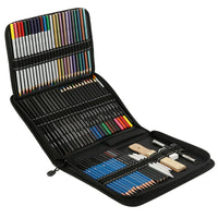 72pcs Cor Esboço Lápis Set Desenho Pintura Esboço Kit Aquarela Metálico Óleo Lápis Artista Iniciante Estudante Art Supplies