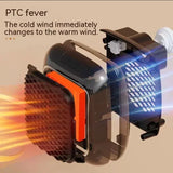 800W Mini Heater Home Small Bathroom Heating Fan Remote Control Hot Hair Dryer Wall Mounted PTC Ceramic Electric Heater