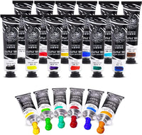 AOOKMIYA  Paul Rubens Artist Oil Paint,18 Vibrant Colors with Great Lastfastness, 60ml Large Capacity Tubes, Oil Paint Set Supplies for Artists, Students, Beginners