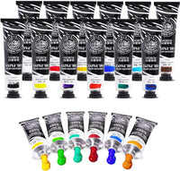 AOOKMIYA  Paul Rubens Artist Oil Paint,18 Vibrant Colors with Great Lastfastness, 60ml Large Capacity Tubes, Oil Paint Set Supplies for Artists, Students, Beginners