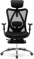 AOOKMIYA M18 SIHOO Ergonomic Office Chair, Big and Tall Office Chair, Adjustable Headrest with 2D Armrest, Lumbar Support and PU Wheels, Swivel Computer Task Chair for Office, Tilt Function Computer Chair…