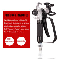 AOOKMIYA 821 Paint Sprayer Gun Airless Spray Gun High Pressure Airless Paint Sprayer Accessories For Wall Painting