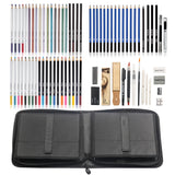 83 Pcs Advanced Colored Pencils Set Drawing Pencils and Sketching Kit Art Tool Kit Professional Art Supplies Set Kid Gift