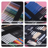 83 Pcs Advanced Colored Pencils Set Drawing Pencils and Sketching Kit Art Tool Kit Professional Art Supplies Set Kid Gift