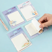 8Pcs Deli 21575 Kawaii Shiba Inu  Pad Notes Sticky Note Ahesive Memo Pads Office School Stationery