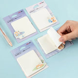 8Pcs Deli 21575 Kawaii Shiba Inu  Pad Notes Sticky Note Ahesive Memo Pads Office School Stationery