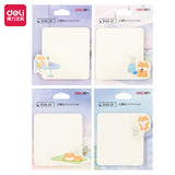 8Pcs Deli 21575 Kawaii Shiba Inu  Pad Notes Sticky Note Ahesive Memo Pads Office School Stationery