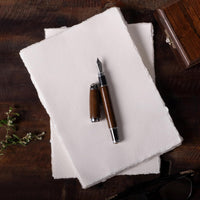 Watercolor Paper, 160 GSM 8.3 x 5.8 inch Made from Egyptian Cotton, 50 Cotton Watercolor Paper, Handmade Paper, Cotton Paper, Textured Paper,Old Paper, Deckled Edge Paper, Printmaking Paper