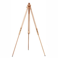 AOOKMIYA Adjustable Artist Easel Stand Solid Beech Wood Portable Collapsible Telescopic Tripod Easel Painting Drawing Canvas Sketchbook