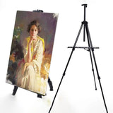 AOOKMIYA Adjustable Metal Sketch Easel Stand Foldable Travel Easel Portable Aluminum Alloy Easel Sketch Drawing For Artist Art Supplies