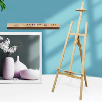 AOOKMIYA Adjustable Pine Wood Art Painting Easel Foldable Wooden Smooth Sketch Artist Easels For Drawing Board & Blackboard