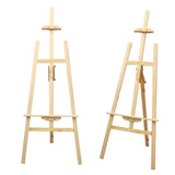 AOOKMIYA Adjustable Pine Wood Art Painting Easel Foldable Wooden Smooth Sketch Artist Easels For Drawing Board & Blackboard