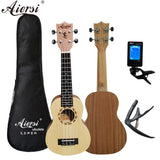 Aiersi full pack 21 inch ukelele mahogany Soprano ukulele guitar musical gifts instrument 4 string Hawaiian mini guitarra